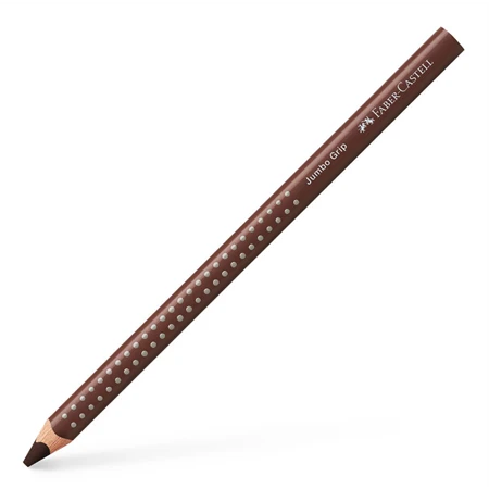Színes ceruza Faber-Castell Grip 2001 Jumbo csokoládébarna ergonomikus háromszög alakú test, legnagyobb törésállóság