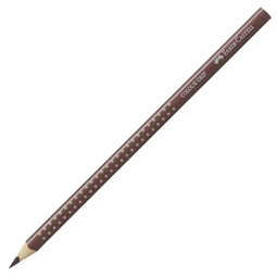 Színes ceruza csokoládébarna Faber-Castell Grip 2001 ergonomikus háromszög alakú test, legnagyobb törésállóság