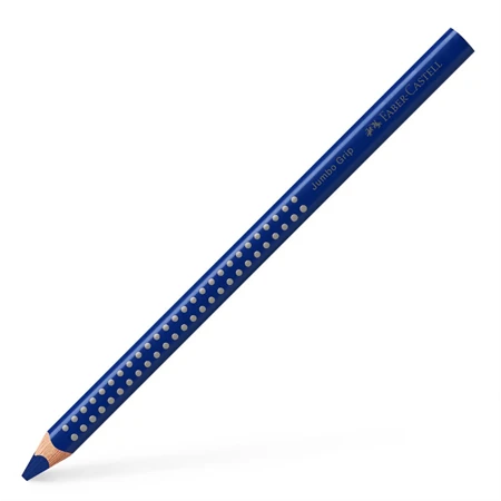 Színes ceruza Faber-Castell Grip 2001 Jumbo éjkék ergonomikus háromszög alakú test, legnagyobb törésállóság