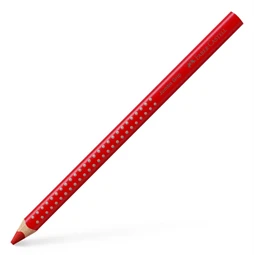 Színes ceruza Faber-Castell Grip 2001 Jumbo eperpiros ergonomikus háromszög alakú test, legnagyobb törésállóság