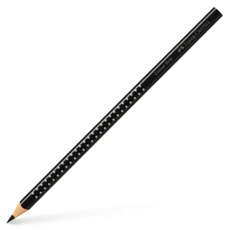 Színes ceruza fekete Faber-Castell Grip 2001 ergonomikus háromszög alakú test, legnagyobb törésállóság