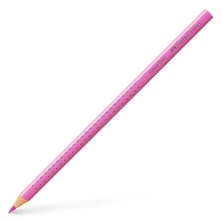 Színes ceruza flamingó rózsaszín Faber-Castell Grip 2001 ergonomikus háromszög alakú test, legnagyobb törésállóság