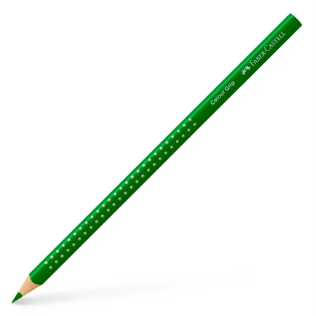 Színes ceruza fűzöld Faber-Castell Grip 2001 ergonomikus háromszög alakú test, legnagyobb törésállóság