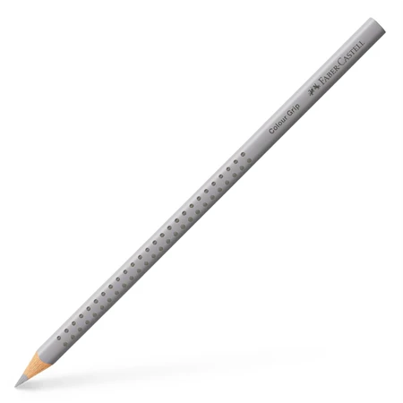 Színes ceruza Faber-Castell Grip 2001 hideg szürke ergonomikus háromszög alakú test, legnagyobb törésállóság