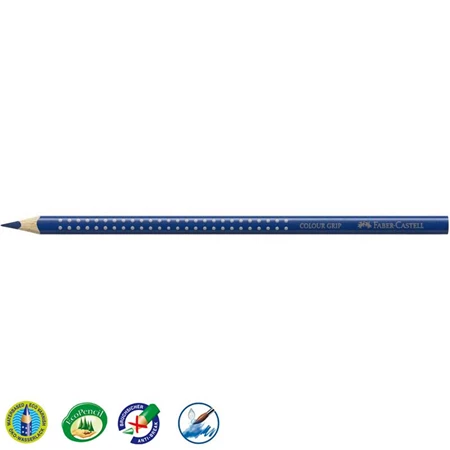 Színes ceruza kék FABER Grip 2001 ergonomikus háromszög alakú test, legnagyobb törésállóság