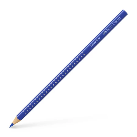 Színes ceruza kék FABER Grip 2001 királykék, ergonomikus háromszög alakú, a legnagyobb törésállóság