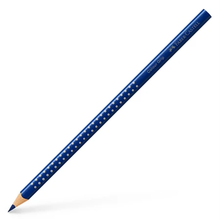 Színes ceruza kék Faber-Castell Grip 2001 ergonomikus háromszög alakú test, legnagyobb törésállóság