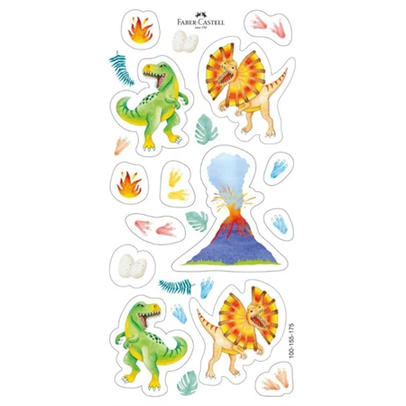 Színes ceruza készlet 10+3db-os Faber-Castell  Grip dinoszaurusz + matrica