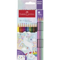 Színes ceruza készlet 10+3db-os Faber-Castell  Grip kastélyos unikornis