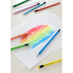 Színes ceruza készlet 10db-os Faber-Castell  Grip, radíros 116613