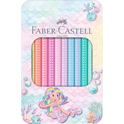 Színes ceruza készlet 10db-os Faber-Castell  Triangular Jumbo Junior + hegyező