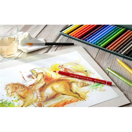 Színes ceruza készlet 12db-os Faber-Castell  akvarell Albrecht Dürrer fém dobozban