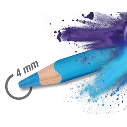 Színes ceruza készlet 12db-os Faber-Castell  háromszögű, papagáj 116512