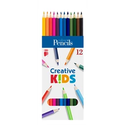 Színes ceruza készlet 12db-os ICO Creatíve Kids hatszögletű test