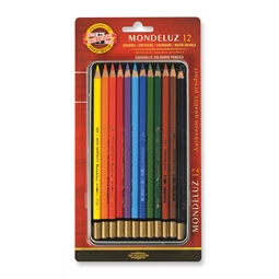 Színes ceruza készlet 12db-os KOH-I NOOR akvarell 3722 fém dobozban Mondeluz