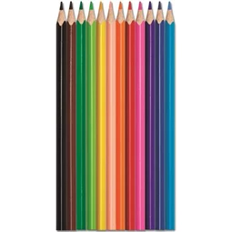 Színes ceruza készlet 12db-os MAPED Color Peps háromszögletű test, törésbiztos hegy