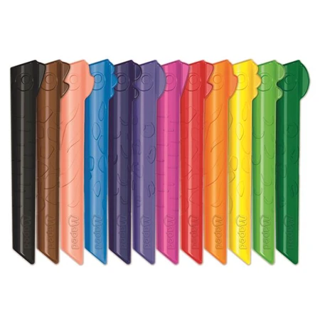 Színes ceruza készlet 12db-os MAPED INFINITY Kidy jumbo háromszögletű, 100% ceruzabél, 10-szer tovább tart