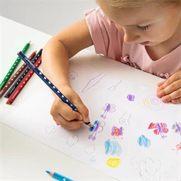 Színes ceruza készlet 12db-os PELIKAN Silverino, háromszögű, lakkozott