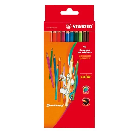 Színes ceruza készlet 12db-os STABILO Swano Color