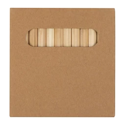 Színes ceruza készlet 12db-os karton csomagolásban, környezetbarát termék, 8,7 x 9 x 0,9 cm