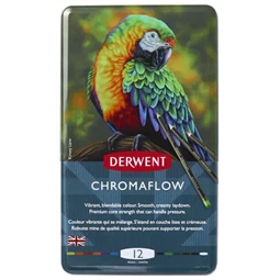 Színes ceruza készlet 12db-os Derwent Chromaflow