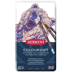 Színes ceruza készlet 12db-os Derwent Colorsoft