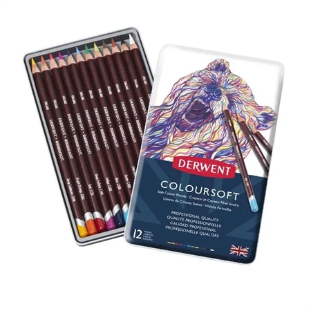Színes ceruza készlet 12db-os Derwent Colorsoft
