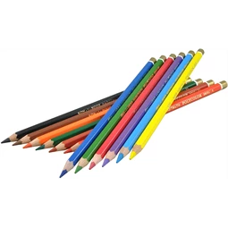 Színes ceruza készlet 12db-os KOH 3822/12 Polycolor, hatszögű, fémdobozos