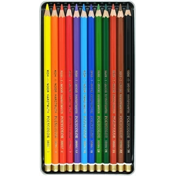 Színes ceruza készlet 12db-os KOH 3822/12 Polycolor, hatszögű, fémdobozos