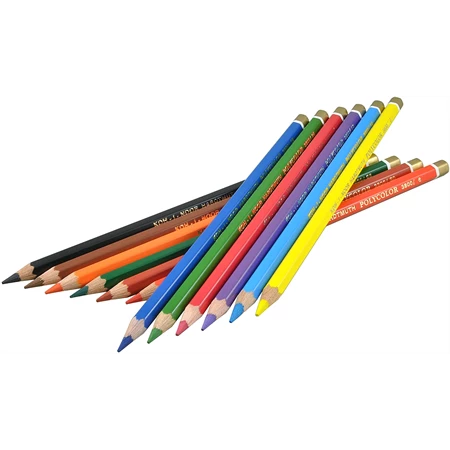 Színes ceruza készlet 12db-os KOH 3822/12 Polycolor, hatszögű, fémdobozos