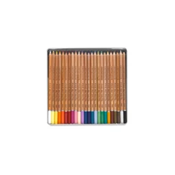 Színes ceruza készlet 24db-os Cretacolor, pasztel, fém dobozban