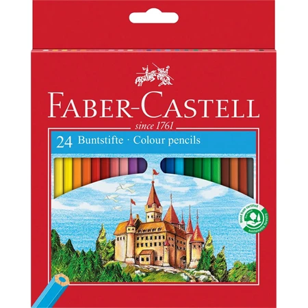 Színes ceruza készlet 24db-os Faber-Castell  hatszög 120124