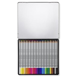 Színes ceruza készlet 24db-os STAEDTLER akvarell Karat fém dobozban