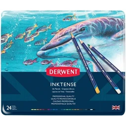 Színes ceruza készlet 24db-os Derwent Inktense