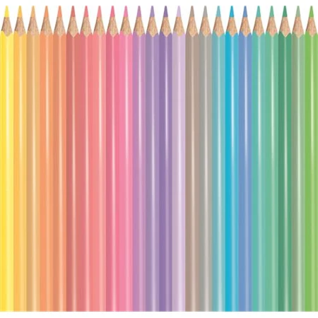 Színes ceruza készlet 24dbos MAPED Color`Peps pasztell háromszögletű