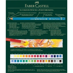 Színes ceruza készlet 36db-os Faber-Castell Polychromos studio kazettában