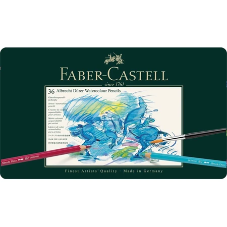 Színes ceruza készlet 36db-os Faber-Castell akvarell ALBRECHT DÜRER fém dobozban