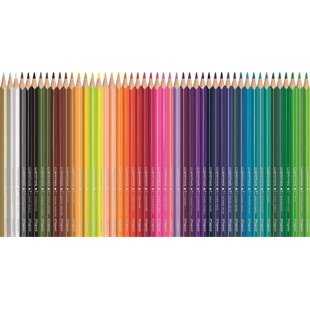 Színes ceruza készlet 48db-os MAPED Color`Peps fém dobozban, háromszögletű