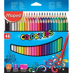 Színes ceruza készlet 48db-os MAPED Color Peps háromszögletű