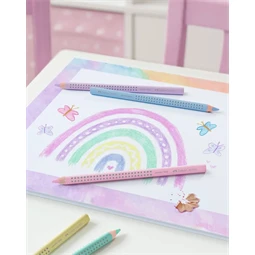 Színes ceruza készlet  5db-os Faber-Castell Grip Jumbo Pasztell