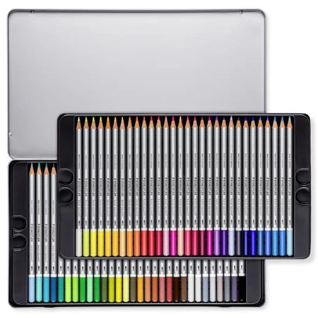 Színes ceruza készlet 60db-os STAEDTLER akvarell Karat fém dobozban