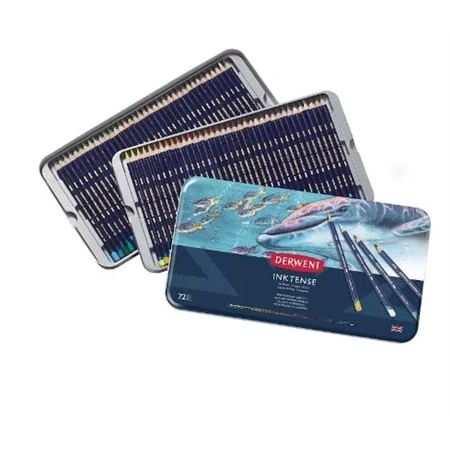 Színes ceruza készlet 72db-os Derwent Inktense