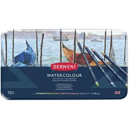 Színes ceruza készlet 72db-os Derwent akvarell
