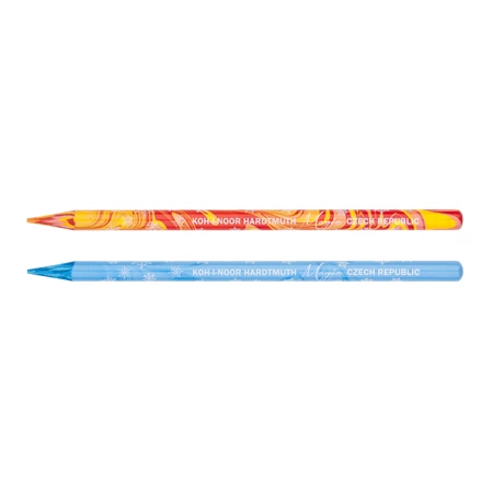 Színes ceruza készlet PROGRESSO Magic varázs KOH-I NOOR 8772 varázsceruza 12db-os készlet 7,6mm