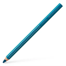 Színes ceruza Faber-Castell Grip 2001 Jumbo lagúnakék ergonomikus háromszög alakú test, legnagyobb törésállóság