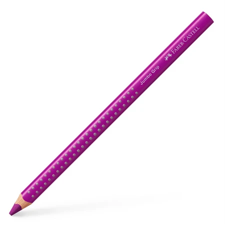 Színes ceruza Faber-Castell Grip 2001 Jumbo levendulalila ergonomikus háromszög alakú test, legnagyobb törésállóság