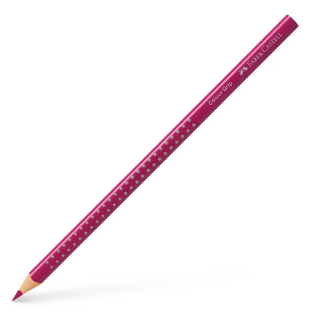 Színes ceruza magenta Faber-Castell Grip 2001 ergonomikus háromszög alakú test, legnagyobb törésállóság