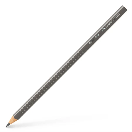 Színes ceruza meleg szürke Faber-Castell Grip 2001 ergonomikus háromszög alakú test, legnagyobb törésállóság