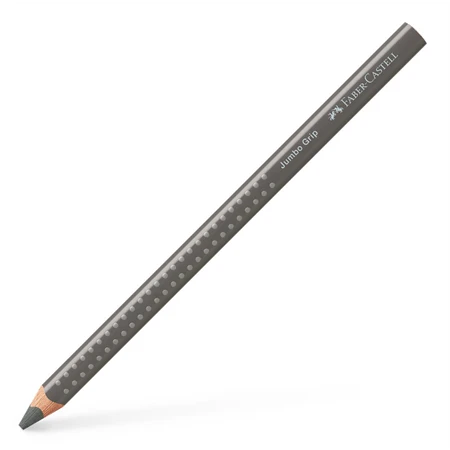 Színes ceruza Faber-Castell Grip 2001 Jumbo melegszürke ergonomikus háromszög alakú test, legnagyobb törésállóság