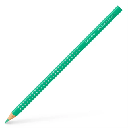 Színes ceruza menta zöld Faber-Castell Grip 2001 ergonomikus háromszög alakú test, legnagyobb törésállóság